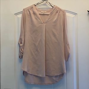 Blush 3/4 button blouse